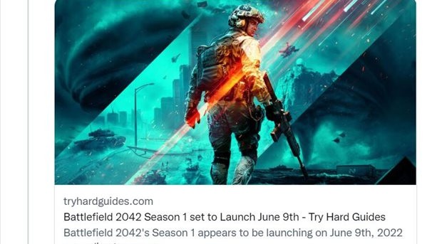 网曝《战地2042》榜首赛季6月9日上线 三段预告将至