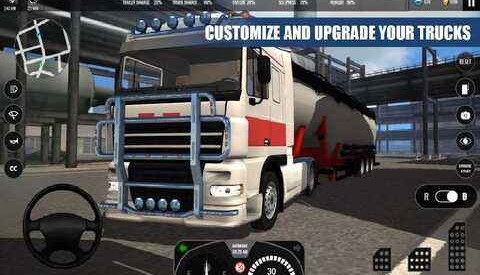 卡车模拟游戏(卡车模拟驾驶游戏)